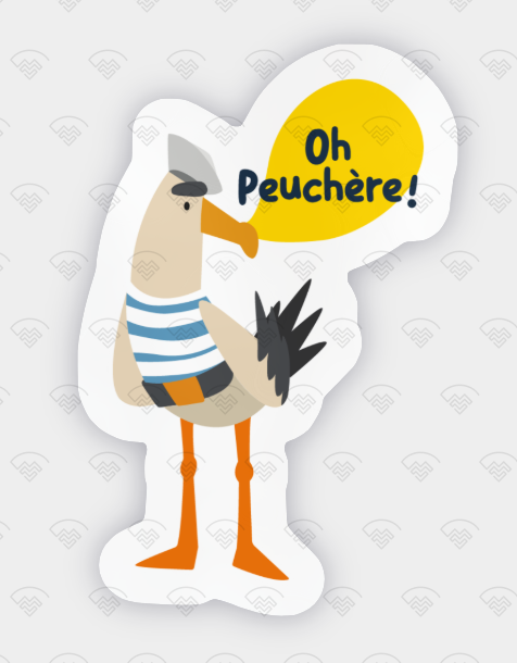 Sticker - Gabian Oh peuchère ! par Maona.design