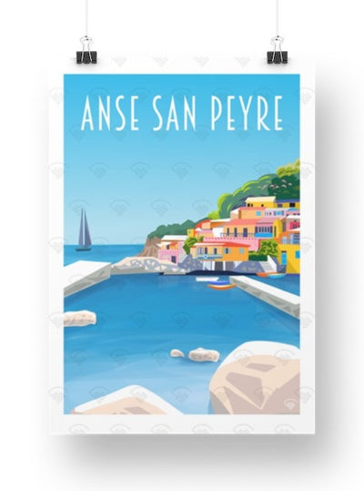 Affiche Toulon - Anse San Peyre