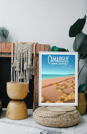 Affiche Camargue - Reserve naturelle
