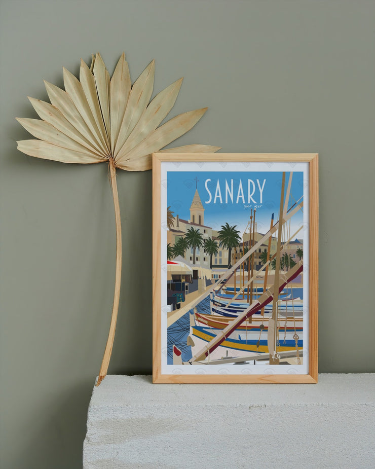 Affiche Sanary - Les pointus