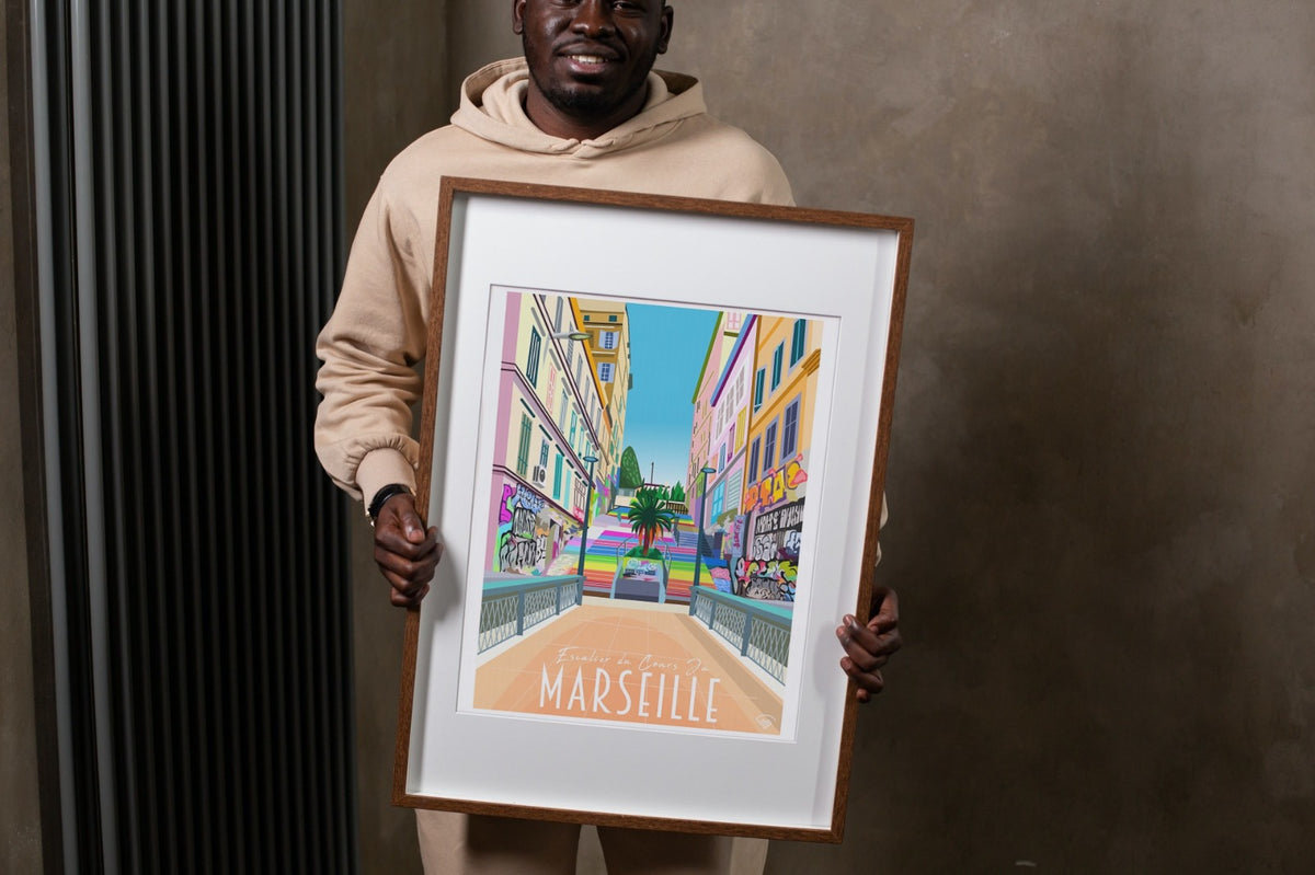Affiche Marseille - Cours Julien