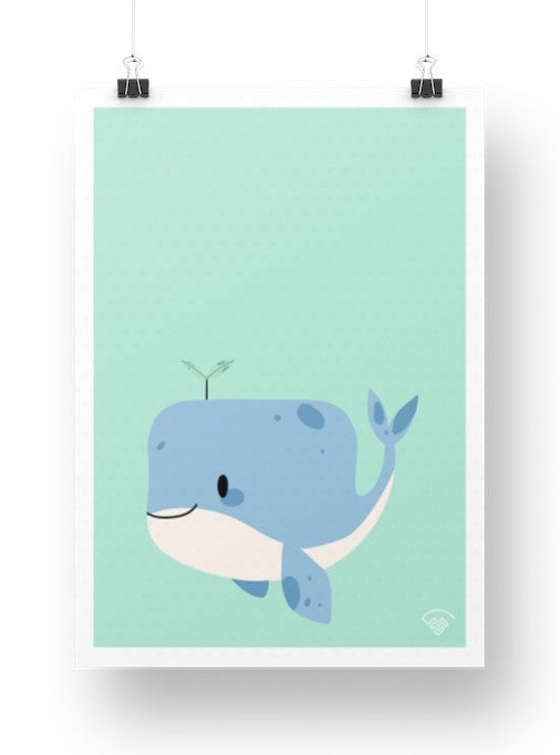 Affiche Minot - Baleine