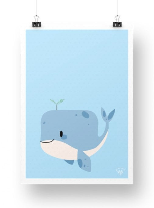 Affiche Minot - Baleine