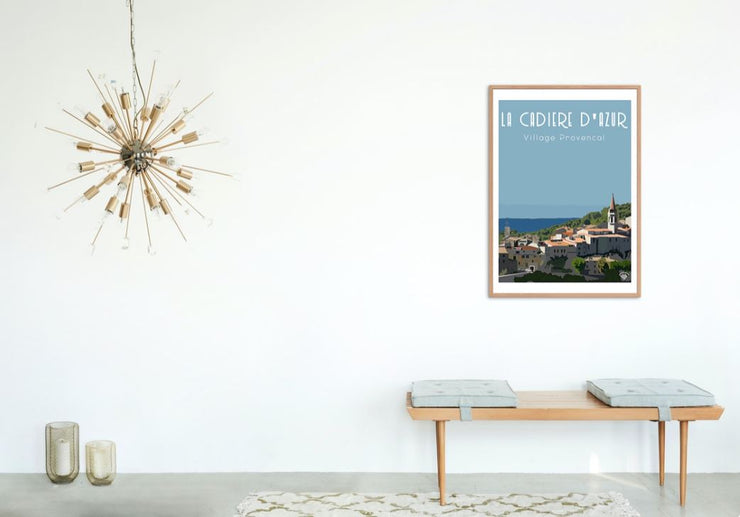 Affiche La Cadière d'Azur - Village provençal
