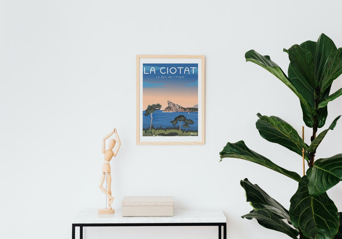 Affiche La Ciotat - Le Bec de l'Aigle