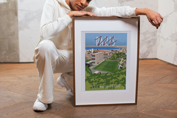 Affiche Marseille - C'est Marseille bébé