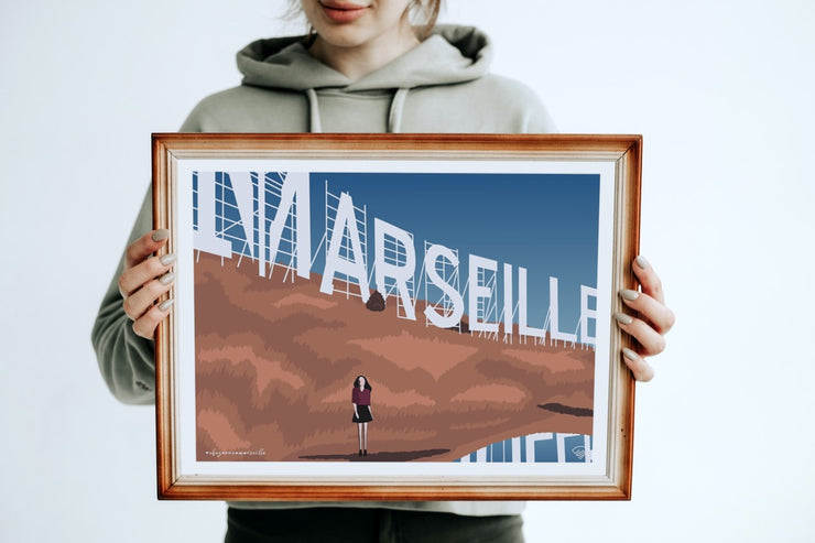 Affiche Marseille - Hollywood