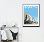 Affiche Toulon - Le carré du port