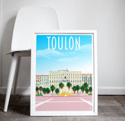 Affiche Toulon - Place de la Liberté de face