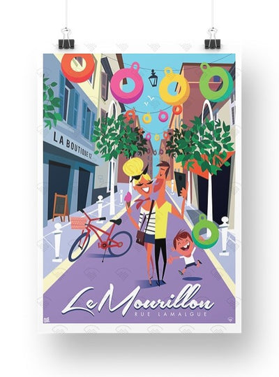 Affiche Toulon - rue lamalgue par Gary Godel