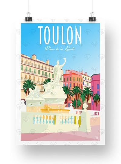 Affiche Toulon - Place de la Liberté