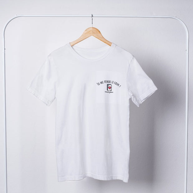 T-shirt Adulte - Tu me fends le cœur